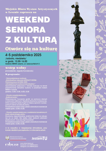 Weekend seniora z kulturą