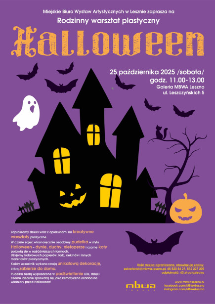 Rodzinny warsztat Halloween