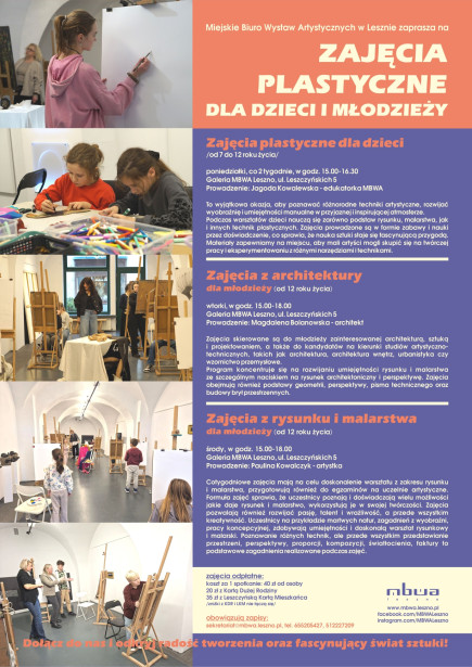 Zajęcia plastyczne w MBWA