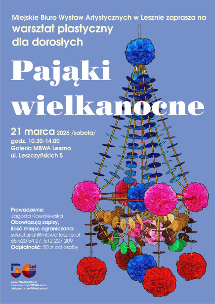 Pająki wielkanocne - warsztat dla dorosłych